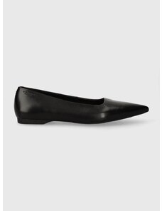 Vagabond Shoemakers bőr balerina cipő HERMINE fekete, 5733-001-20
