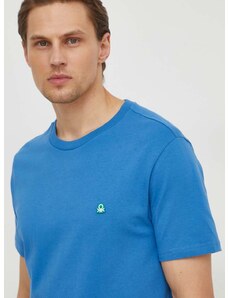 United Colors of Benetton pamut póló férfi, sima