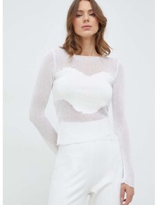 Pinko pulóver könnyű, női, fehér, 103295.A1QC