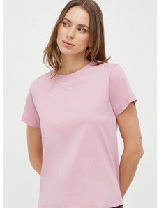 Pinko pamut póló női, rózsaszín, 100373.A1N8