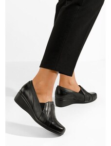 Zapatos Verenta fekete platform cipők
