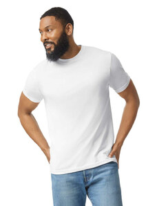 Gildan softstyle rövid ujjú póló, GI67000, kereknyakú, White-2XL