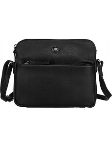 Peterson fekete bőr messenger táska [DH] PTN 20626-FTS