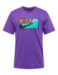 Nike Sportswear Póló 'CLUB' menta / lila / narancsvörös / fekete