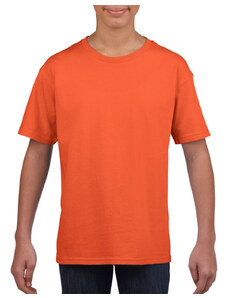 Gildan softstyle gyerek póló, GIB64000, Orange-L