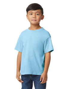 Gildan softstyle pamut gyerek póló, GIB65000, Light Blue-L