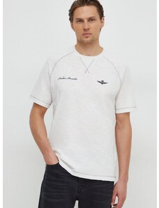 Aeronautica Militare pamut póló fehér, férfi, sima