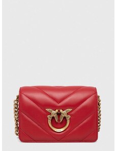 Pinko bőr táska piros, 100067.A136
