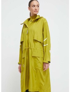 adidas by Stella McCartney rövid kabát női, zöld, átmeneti, oversize, IN3622