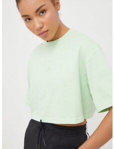 adidas pamut póló női, zöld, IR8871