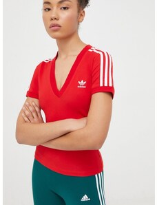 adidas Originals t-shirt női, piros, IR8116