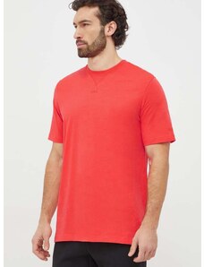 adidas pamut póló piros, férfi, sima, IR9110