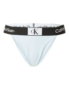 Calvin Klein Swimwear Bikini nadrágok világoskék / fekete / fehér