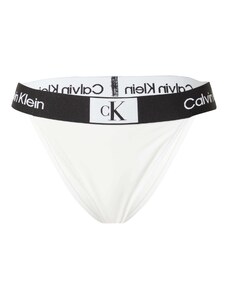 Calvin Klein Swimwear Bikini nadrágok 'CHEEKY' fekete / fehér