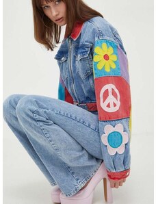 Moschino Jeans farmerdzseki női, átmeneti, oversize