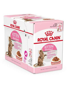 Macska eledel Royal Canin Sterilised Gravy Csirke 12 x 85 g