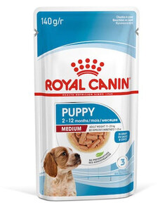 Nedves étel Royal Canin Medium Puppy Csirke 10 x 140 g