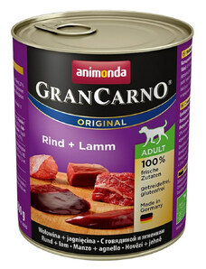 Nedves étel Animonda GranCarno Original Borjúhús Bárány 800 g
