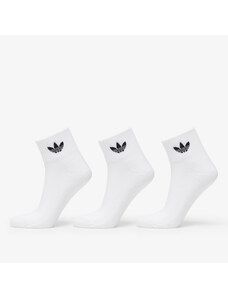 adidas Originals Férfi zoknik adidas Mid Ankle Socks 3-Pack White/ White/ Black