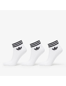 adidas Originals Férfi zoknik adidas Trefoil Ankle Socks 3-Pack White/ Black