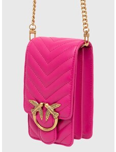 Pinko bőr táska rózsaszín, 102739.A0GK