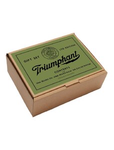 Captain Fawcett Limited Edition Triumphant Gift Set - Triumphant Beard Oil 10ml, Triumphant Beard Balm 60ml, Triumphant EDP sample 2ml