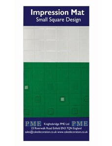 PME Fondant lenyomatozó fólia Kis négyzetek - Small Square