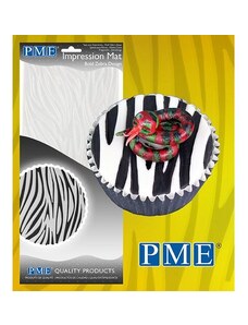 PME Fondant lenyomatozó fólia Zebra minta 15 x 30,5 cm