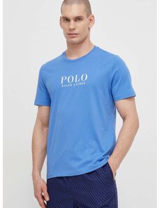 Polo Ralph Lauren pamut pizsama felső nyomott mintás