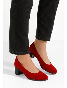 Zapatos Silvaria v2 piros bőr cipő