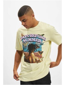 MT Upscale Men's T-shirt Days Before Summer Oversize - yellow