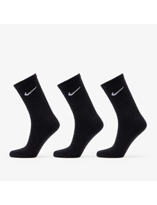 Férfi zoknik Nike 3-Pack Cushioned Crew Socks Black