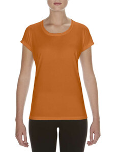 Gildan performance mély nyakkivágású Női sport póló, GIL46000, Sport Orange-2XL