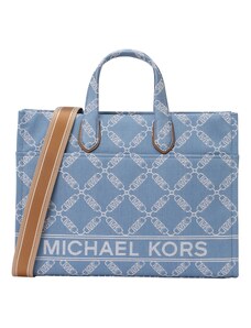 MICHAEL Michael Kors Shopper táska 'GIGI' kék / barna / fehér