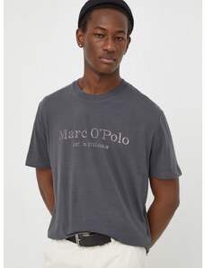 Marc O'Polo pamut póló 2 db szürke, férfi, nyomott mintás