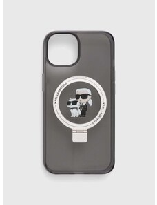 Karl Lagerfeld telefon tok iPhone 14 / 15 / 13 6.1" fekete