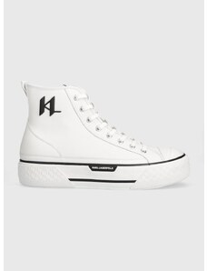 Karl Lagerfeld bőr sneaker KAMPUS MAX KL fehér, férfi, KL50450