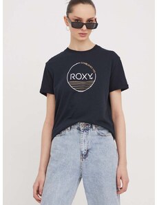 Roxy pamut póló női, fekete, ERJZT05673