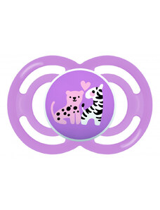MAM Perfect szilikon cumi 16h+ (2023) - Rózsaszín - Zebra