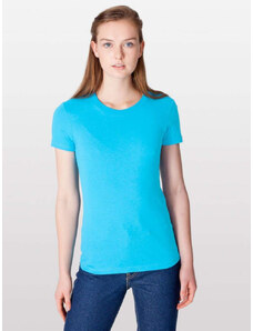 American Apparel jersey Női póló AA2102 rövid ujjú, Turquoise-2XL