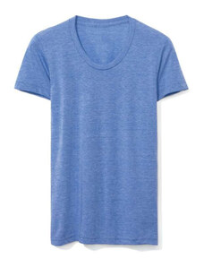 American Apparel vagány Női póló, AATR301 tri-blend, rövid ujjú, Athletic Blue-L
