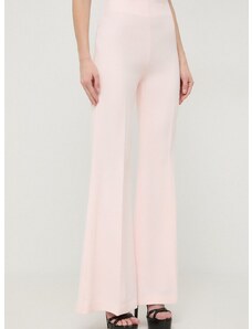 Marciano Guess nadrág MARLA női, rózsaszín, magas derekú egyenes, 4RGB15 8080Z