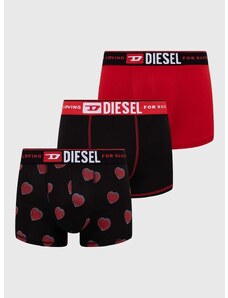 Diesel boxeralsó 3 db piros, férfi