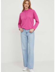 United Colors of Benetton gyapjúkeverék pulóver könnyű, női, rózsaszín