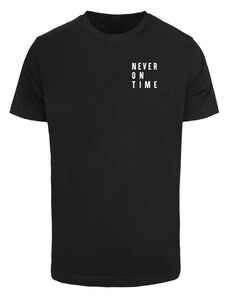 MT Ladies Black T-shirt Never On Time