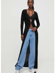Moschino Jeans kardigán fekete, női, könnyű