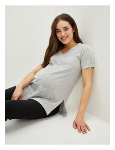 LC Waikiki V-Neck Plain Short Sleeve Maternity T-Shirt