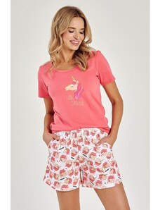 Taro Mila nyári pizsama, egyszarvús, rózsaszín
