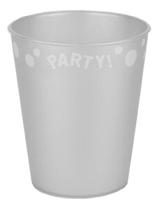 Party Silver, Ezüst micro prémium műanyag pohár 250 ml