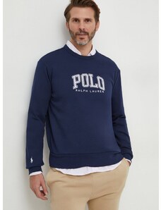 Polo Ralph Lauren felső sötétkék, férfi, nyomott mintás